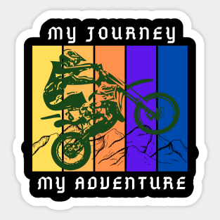 retro adventure Sticker